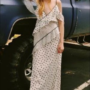NWT The Jetset Diaries Zoey maxi dress, dot print